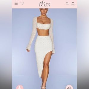 BORDEAUX Oh Polly Pearl Set